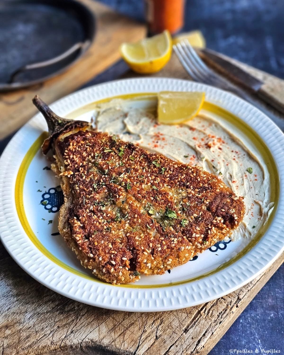 Aubergine à la milanaise 